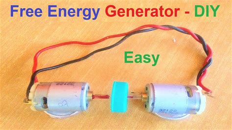 Dc Motor Generator Project Class 10 School Science Exhibition Free Power Generator Diy