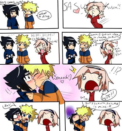 Mangasimágenescómicsetcnarutoxsasuke Naruto And Sasuke Kiss Naruto And Sasuke Funny
