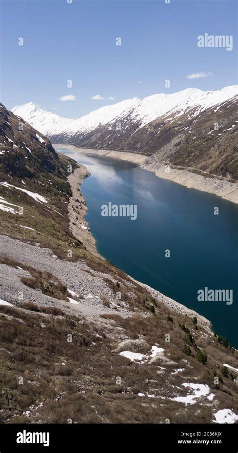 The Dam Val Di Lei Stock Photo Alamy