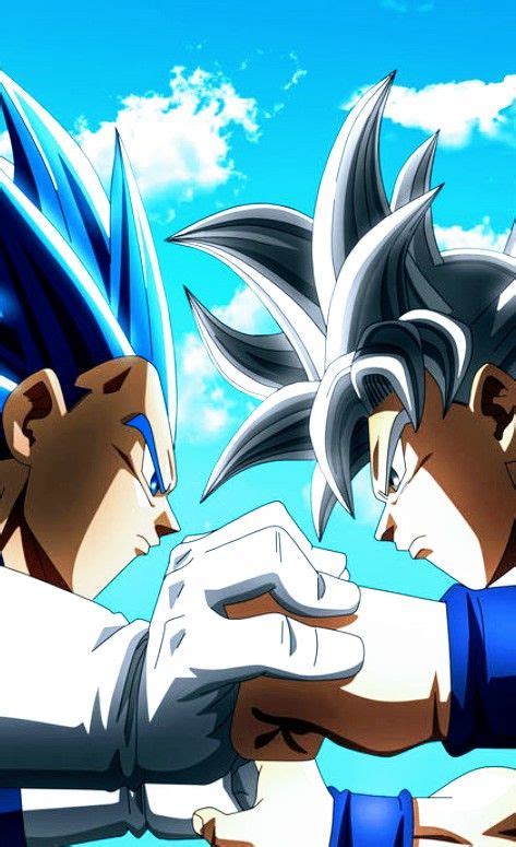 Goku Ultra Instinct Vs Vegeta Super Saiyan Blue Dragon Ball Super