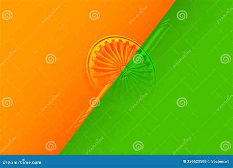 Tricolor Banner With Indian Flag For 26th January Happy Republic Day Or