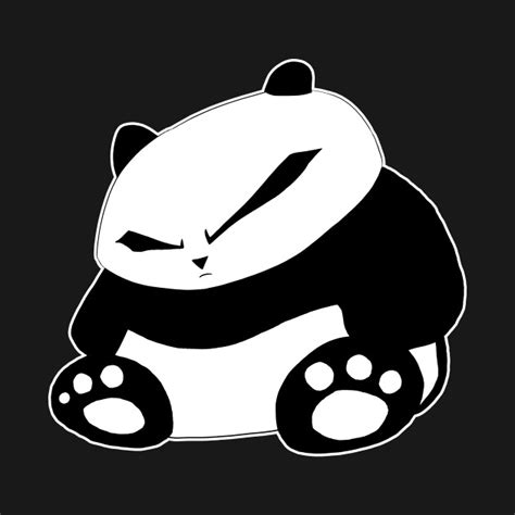 Angry Panda Cartoon T Shirt Teepublic