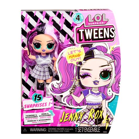 Lol Surprise Tweens Series Fashion Doll Jenny Rox With 15 Surprises