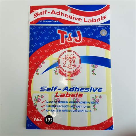 Untuk kode label 103 yang kami pakai nilainya seperti tertera di gambar 2.2. Label Motif - TJ Labels