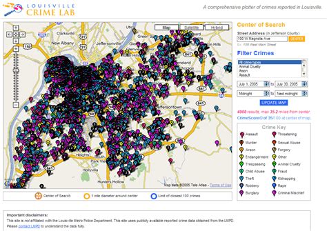 Metro Mapper Blog Louisville Crime Lab Launched