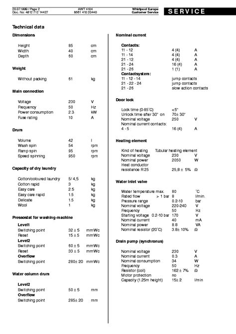 Whirlpool Awt 4104 Service Manual Download Schematics Eeprom Repair