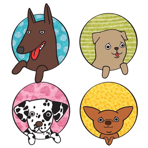 Cute Dogs Icon Set 430129 Vector Art At Vecteezy