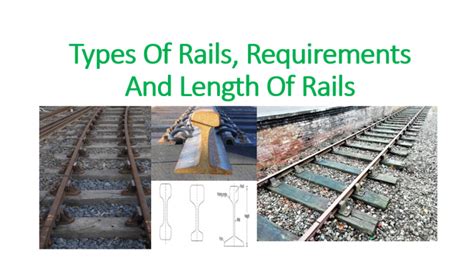 Types Of Rails Requirements And Length Of Rails Kpstructures