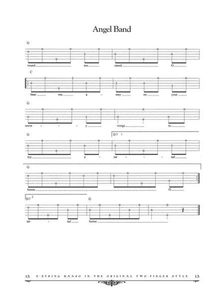 Two Finger Banjo By Softcover Audio Online Sheet Music For Banjo