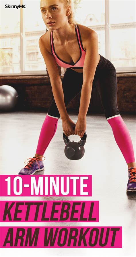 10 Minute Kettlebell Arm Workout For Beginners Kettlebell Arm Workout