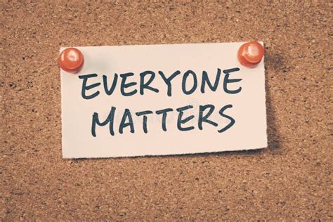 Everyone Matters Stock Image Image Of Community Words 64944979
