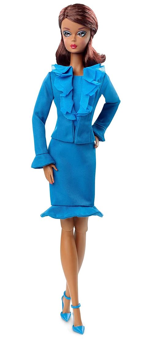 Barbie Fashion Model Collection Suit Doll Blue Uk Toys And Games
