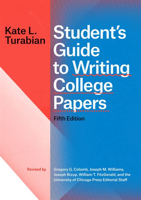 Students Guide To Writing College Papers Fifth Edition Turabian