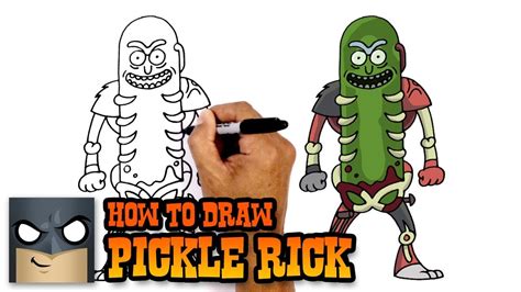 How To Draw Pickle Rick Rick And Morty Youtube