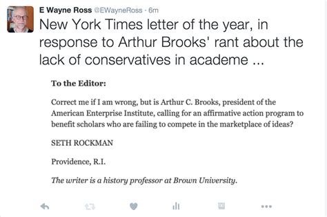new york times “letter of the year award” goes to prof seth rockman e wayne ross
