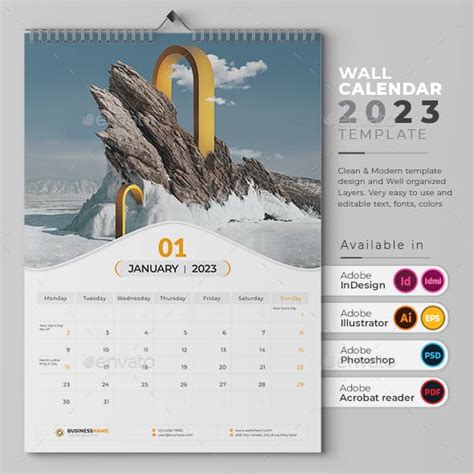 Usa Calendar Stationery And Design Templates From Graphicriver