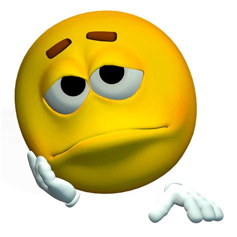 Transparent Yellow Sad Face With The Help Of Emojis Say Whatever You