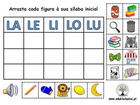 Jogo Interativo Sílabas Lalelilolu ⋆ Edukinclusiva