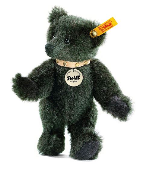 Steiff Classic 18cm Black Alpaca Teddy Bear Mascot T 039188 Ebay