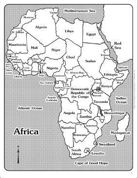 Africa map—an online, interactive map of africa showing its borders, countries, capitals, seas and adjoining areas. Pin on Slave trader