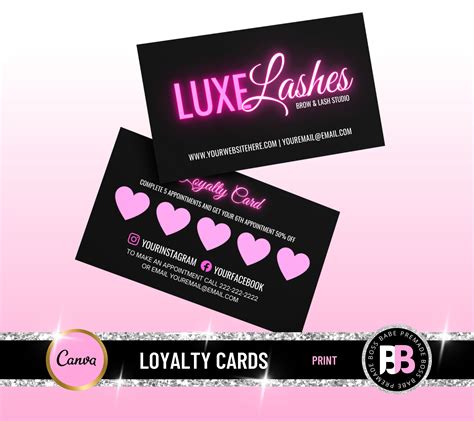 Premade Diy Canva Template Business Cards Purchasing And Editing Is So Easy Edit On Your Phone