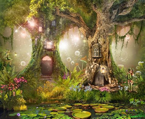 Fantasy Fairy House By Wall Paper Trends