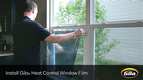 Install Gila® Heat Control Window Film Static Cling Youtube