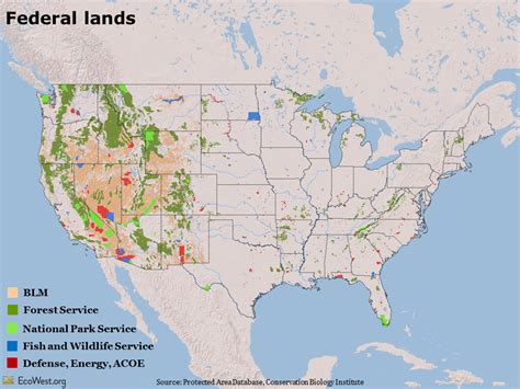Who Owns The West Federal Land By State