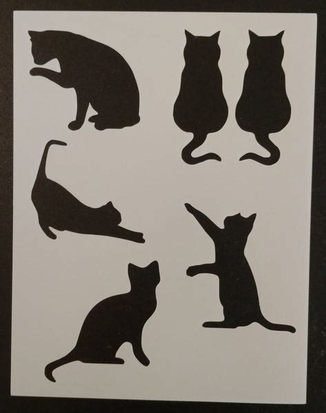 Cats Kittens Stencil My Custom Stencils