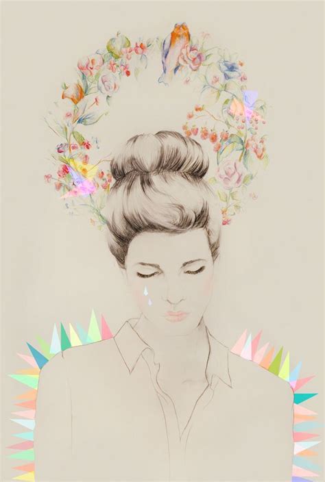 Pinterest Lena03 ♡ Illustration Art Colorful Portrait Colorful Art