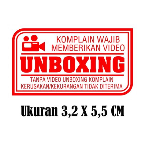 Jual Stempel Video Unboxing Olshop Tinta Terbaik Shopee Indonesia