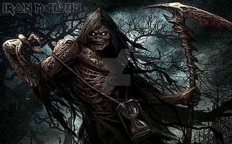 Eddie Grim Reaper By Croatian Crusader On Deviantart