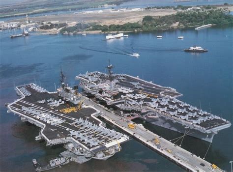 Pearl Harbor Hawaii ~ August 22 ~ 28 1991 Midway Was Relieved As The