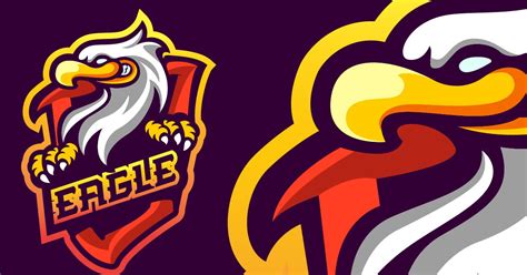 Eagle Sport Mascot Logo Template By Ihdstd On Envato Elements