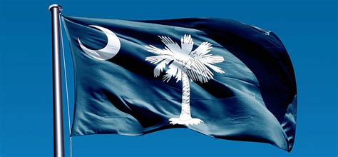 South Carolina Flag Facts South Carolina Map Hands Onholi