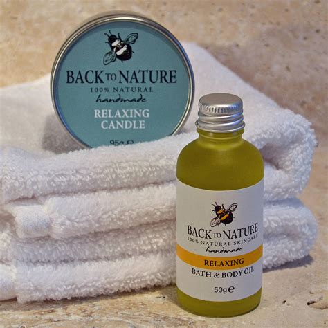 Relaxing Aromatherapy Bath Oil T Pack By Back To Nature Skincare
