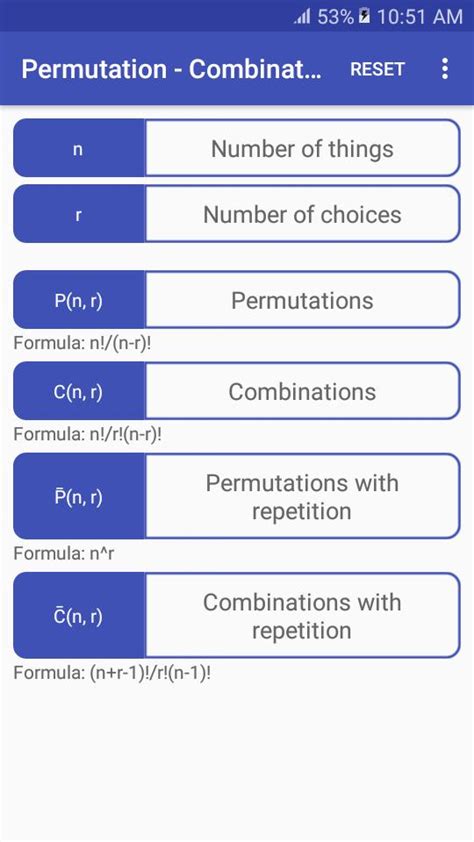 Permutation Combination Calculator For Android Apk Download