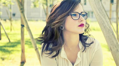 Fondos De Pantalla Mujer Modelo Pelo Largo Gafas De Sol Gafas