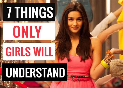 7 Things Only Girls Will Understand Revive Zone