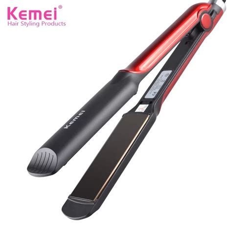 Kemei Ptc Heating Element Hair Straightener 160 220 Degree Flat Iron