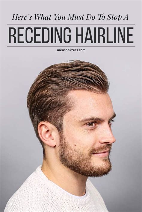 Heres What You Must Do To Stop A Receding Hairline ★ Long Hair Receding Hairline Mens Haircuts