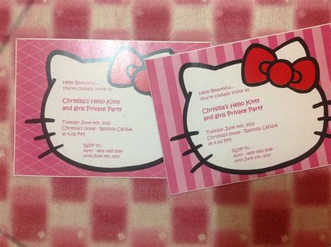 Oleh karena itu, kreativitas sang pembuat undangan akan sangat. Contoh Surat Undangan Pernikahan Hello Kitty