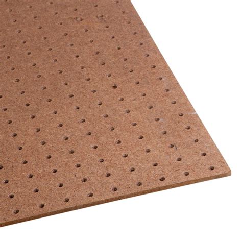 14 In X 4 Ft X 8 Ft Tempered Pegboard 210552 The Home Depot