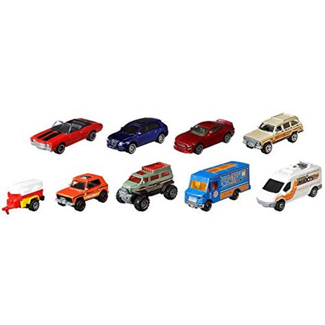 Matchbox 9 Packs 164 Scale Vehicles 9 Toy Car Collection Of Real