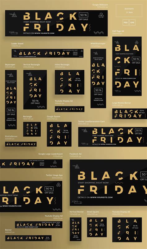 Banners Pack | Black Friday | Black friday poster, Black friday banner, Black friday