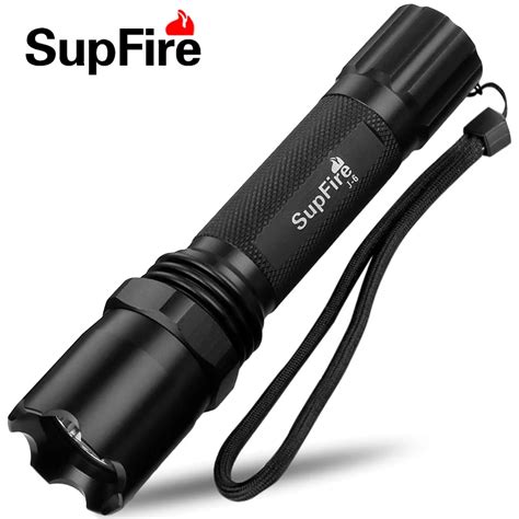 Supfire J6 Hot Rechargeable Mini Torch Cree Xpe 240lm 3modes Led