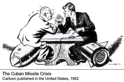Mountain View Mirror Cold War Cuban Missile Crisis Cartoon