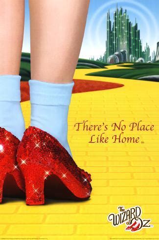 This dazzling replica is a set of dorothy's ruby slippers from the 1939 film the wizard of oz. The Wizard of Oz - There's No Place Like Home Prints at ...