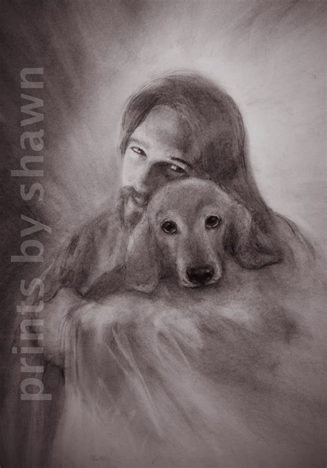 Jesus Hugging Dog Etsy Uk