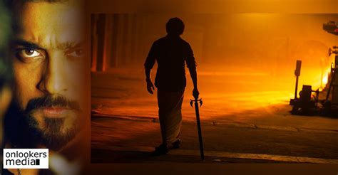 Silhouette Of Suriya With A Sword In His Hand Sends Fans Into A Frenzy